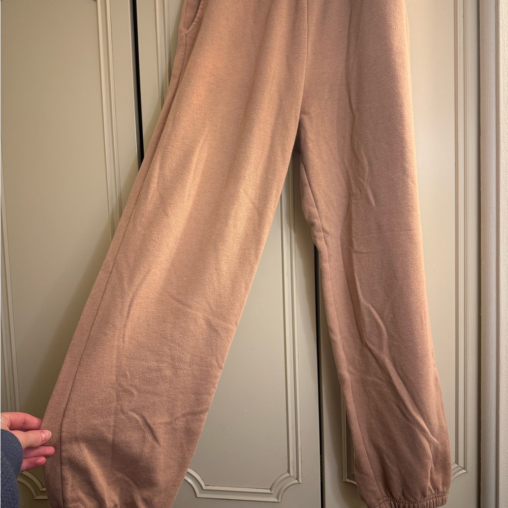 American Eagle Tan SweatPants Pants SIZE Small Pockets